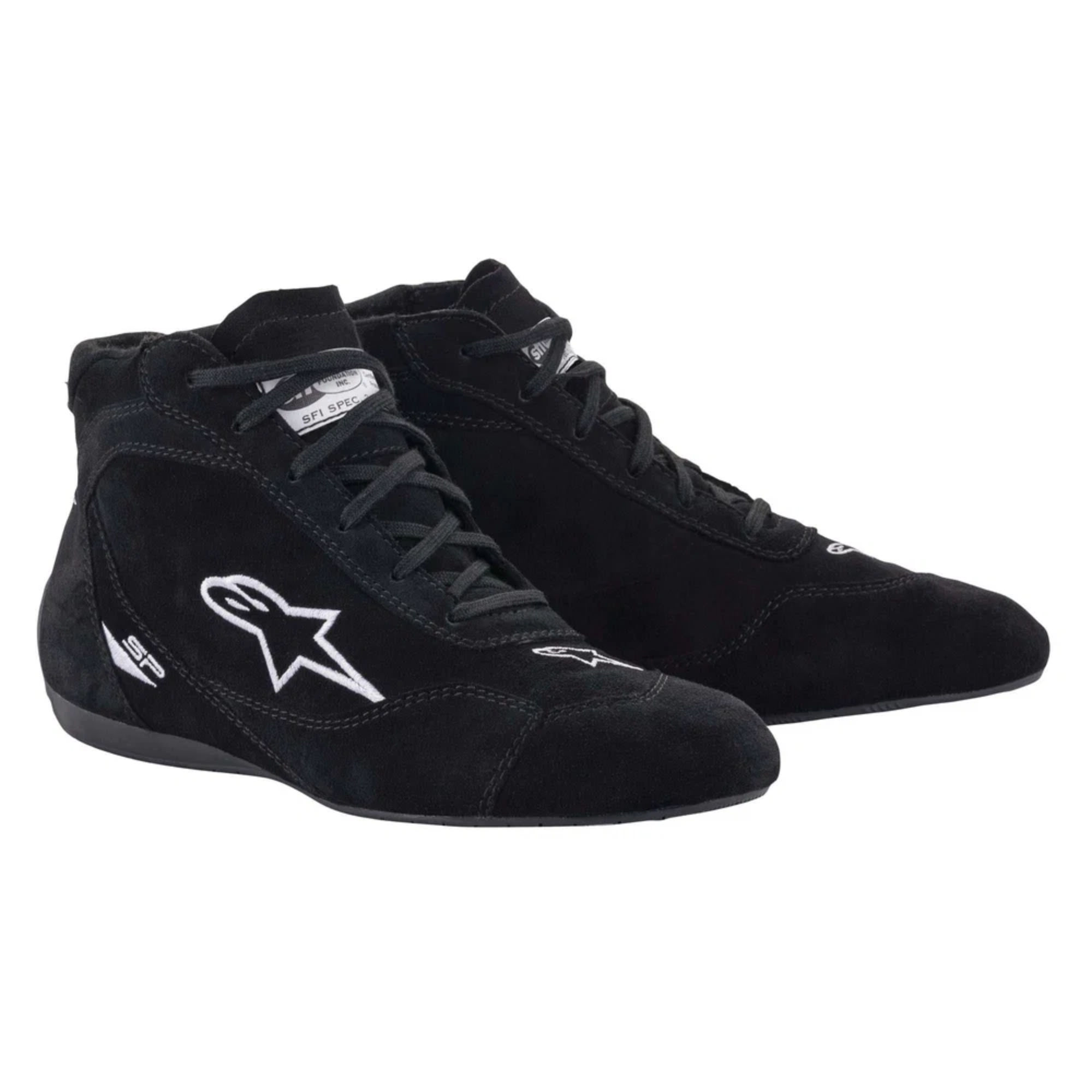 The black Alpinestars SP v2 Racing Shoes.