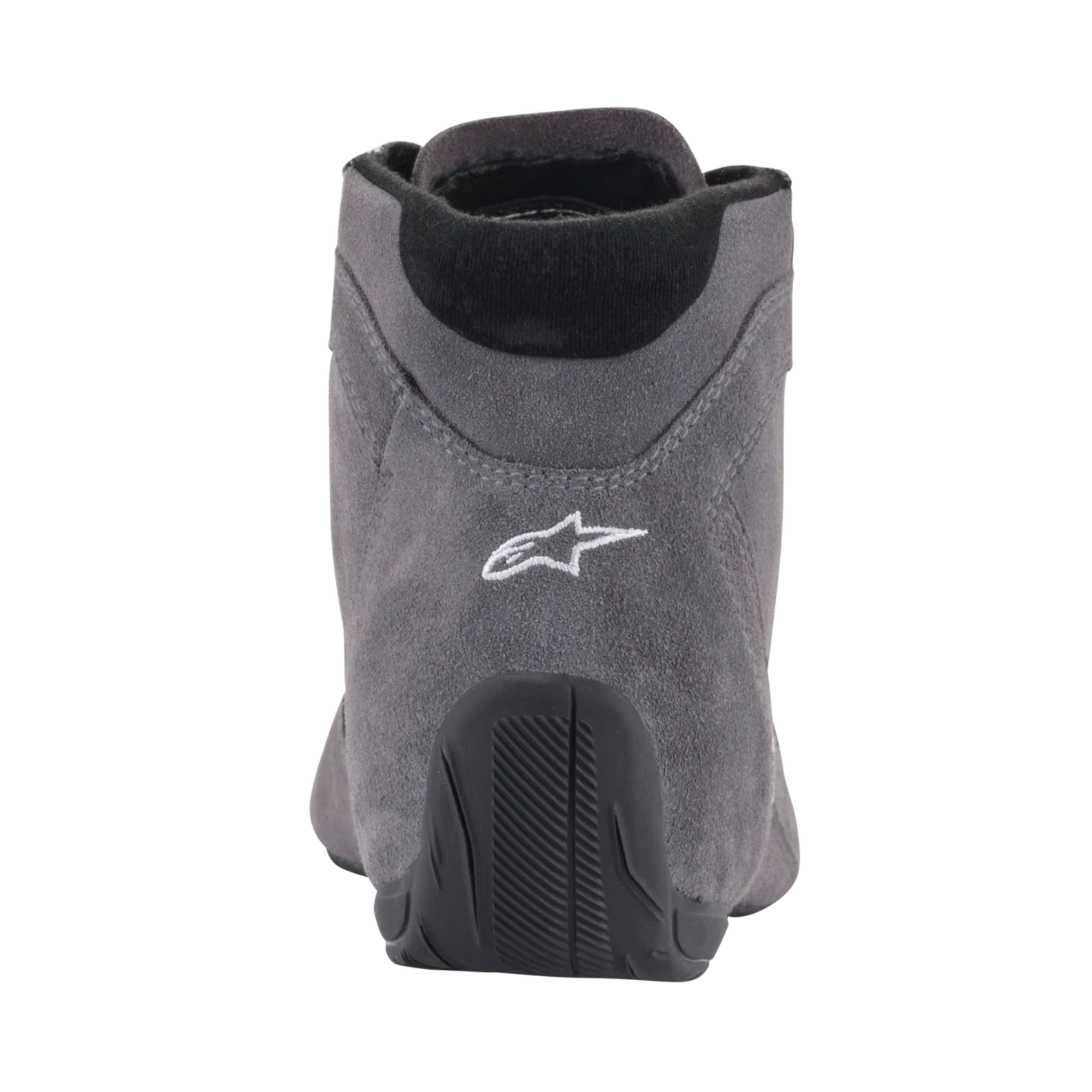 The heel of the gray Alpinestars SP v2 Racing Shoes.