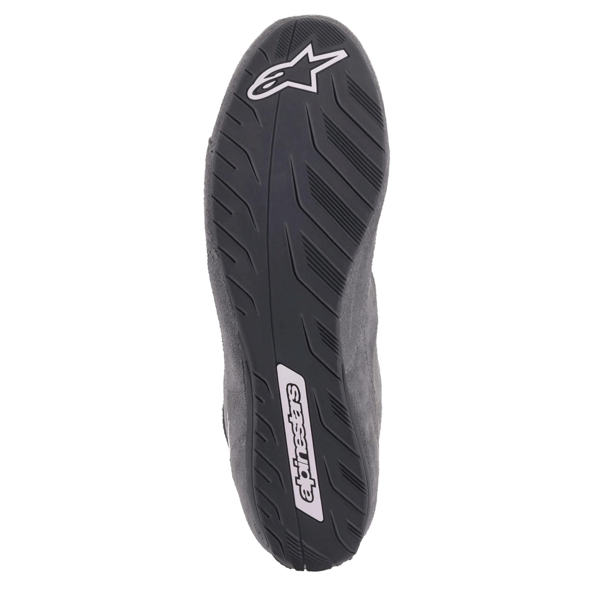 The sole of the gray Alpinestars SP v2 Racing Shoes.