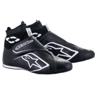 The black and white Alpinestars Supermono v2 Racing Shoes.