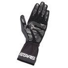 The palm of the black and white Alpinestars Tech-1 K Race v2 Karting Gloves - One-Vision.