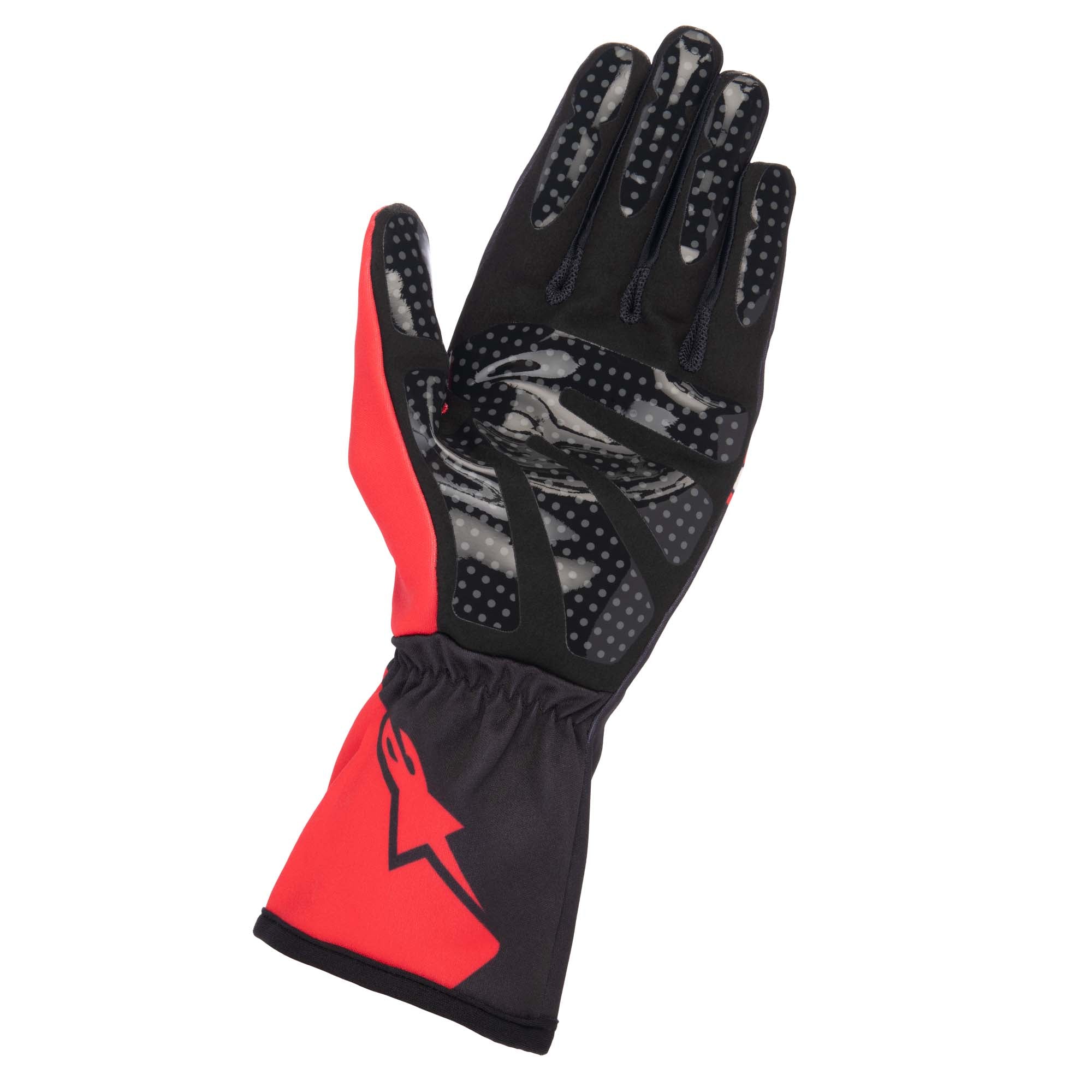 The palm of the red and black Alpinestars Tech-1 K Race v2 Karting Gloves - Corporate.