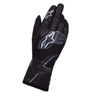 The black, grey and white Alpinestars Tech-1 K Race v2 Karting Gloves - Graphic 1.