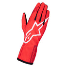 The red, white and black Alpinestars Tech-1 K Race v2 Karting Gloves - Pure Edition.