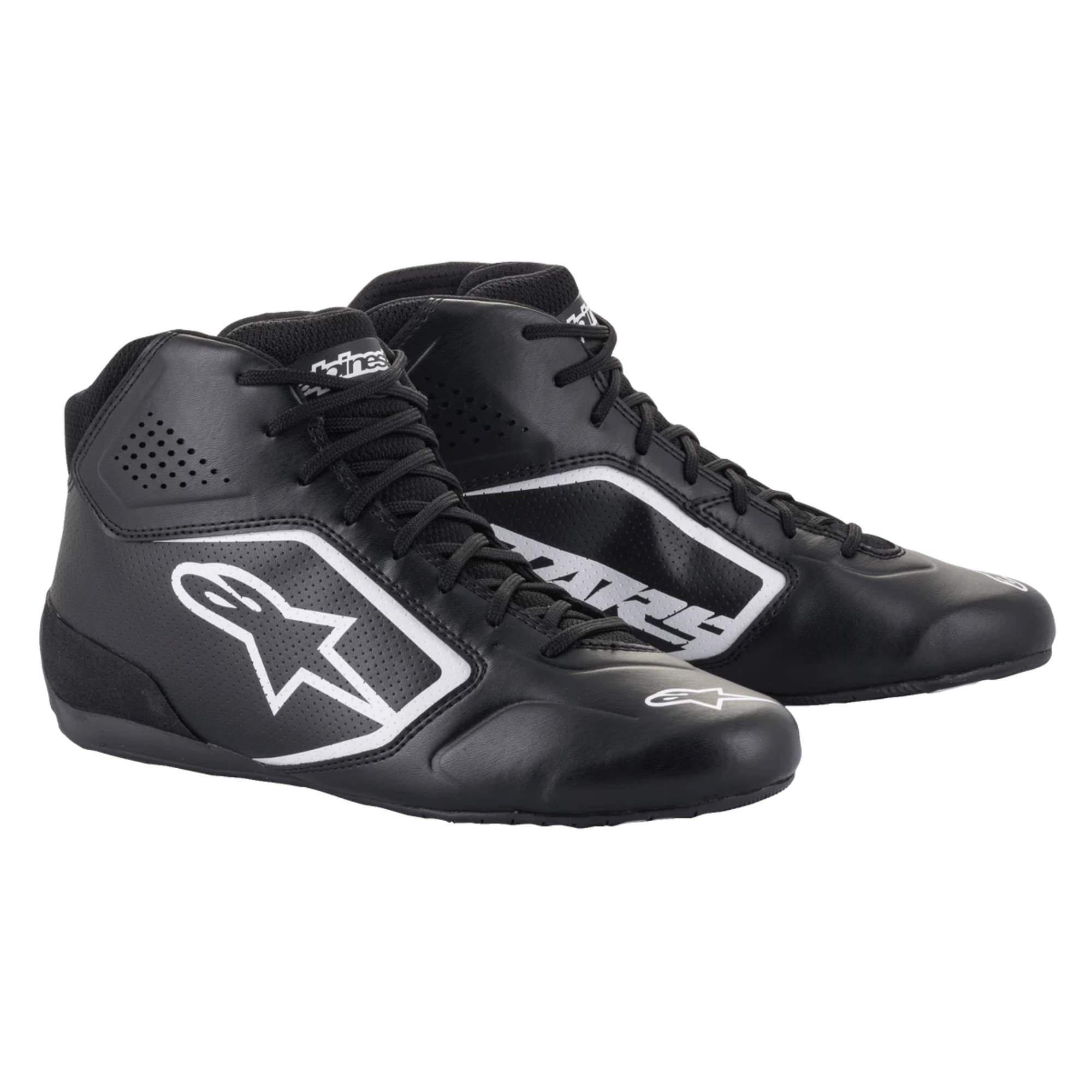 The black and white Alpinestars Tech 1-K Start v2 Karting Shoes.