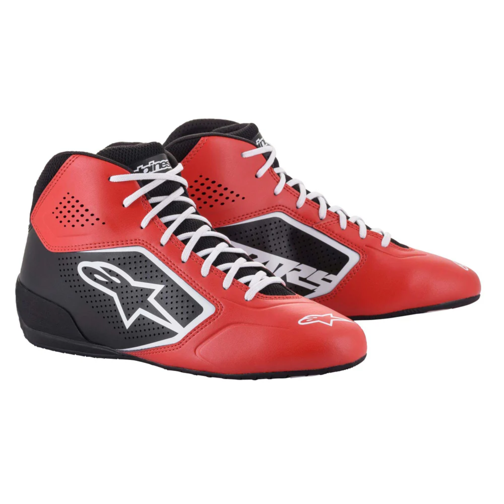 The red, black and white Alpinestars Tech 1-K Start v2 Karting Shoes.
