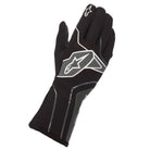 The black and anthracite Alpinestars Tech-1 K v2 Karting Gloves.