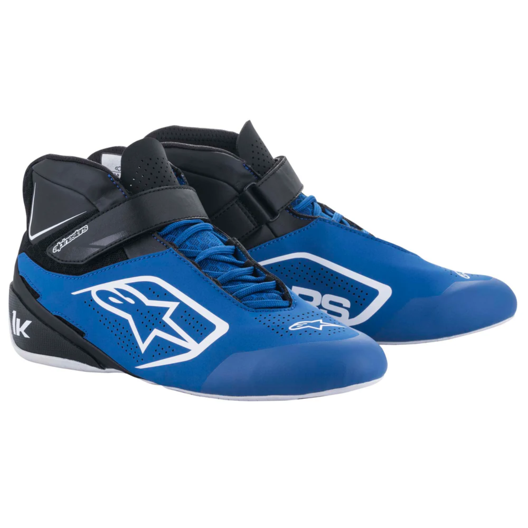 The blue black and white Alpinestars Tech 1-K v2 Karting Shoes from Alpinestars.