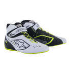 The black, white, and yellow Alpinestars Tech 1-KX v2 Karting Shoes from Alpinestars.