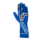 The back of the blue Alpinestars Tech-1 Start v4 Racing Gloves.