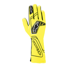 The back of the yellow Alpinestars Tech-1 Start v4 Racing Gloves.