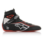 The black, white and red Alpinestars Tech-1 Z v2 Racing Shoes from the alternate side.