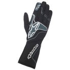 The black and anthracite Alpinestars Tech-1 ZX v3 Racing Gloves.