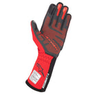 The palm of the black and red Alpinestars Tech-1 ZX v3 Racing Gloves.