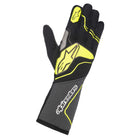 The black and yellow Alpinestars Tech-1 ZX v3 Racing Gloves.