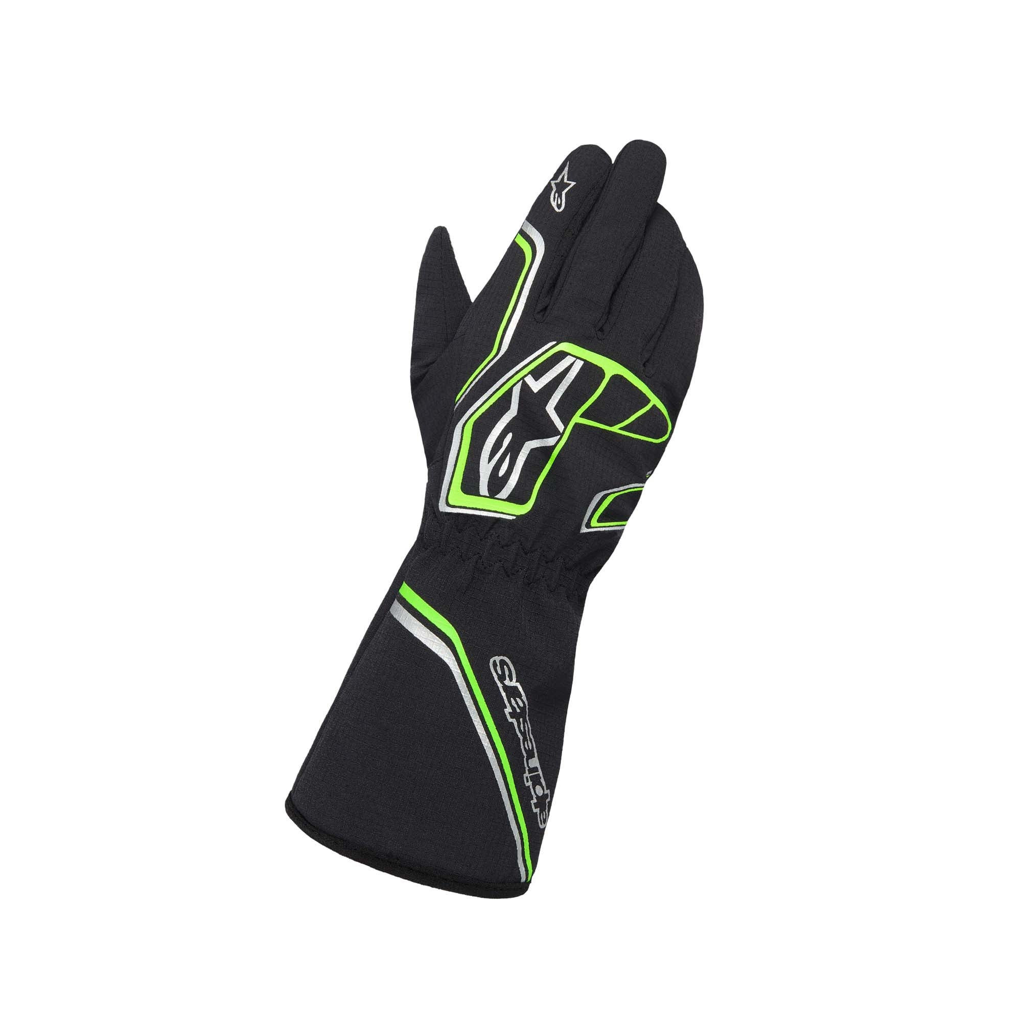 The back of the Alpinestars Tempest v3 S Waterproof Youth Karting Gloves.