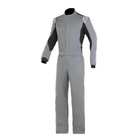 The front of the grey and black Alpinestars Vapor Racing Suit - Boot Cut.