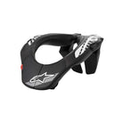The black and white Alpinestars Youth Neck Support.
