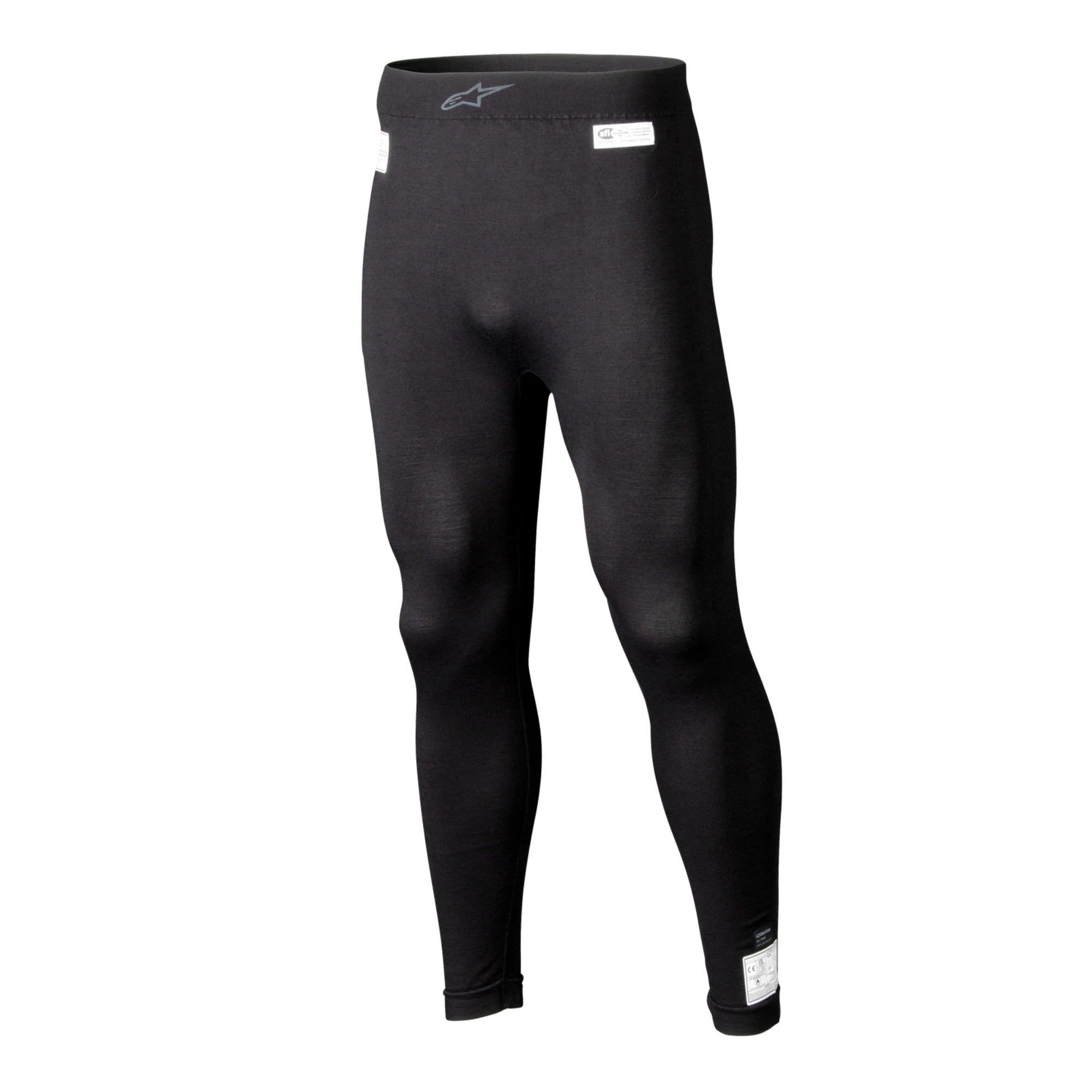 The front of the black Alpinestars ZX Evo v3 Racing Underpants.