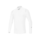 The front of the white Alpinestars ZX Evo v3 Racing Undershirt.