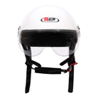 The front of the white B2 EMT1 Officials Crew Helmet.