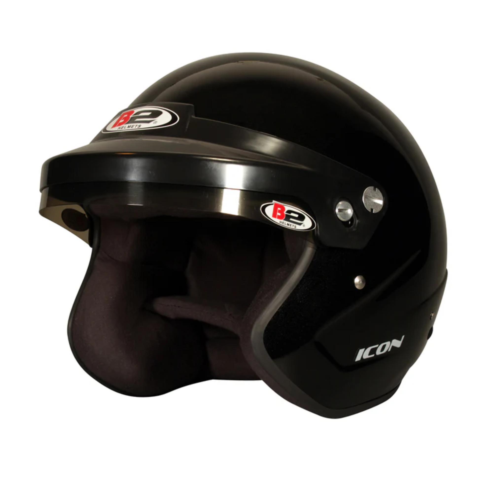The Snell SA2020 black B2 Icon Racing Helmet.