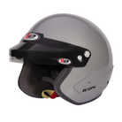 The Snell SA2020 silver B2 Icon Racing Helmet.