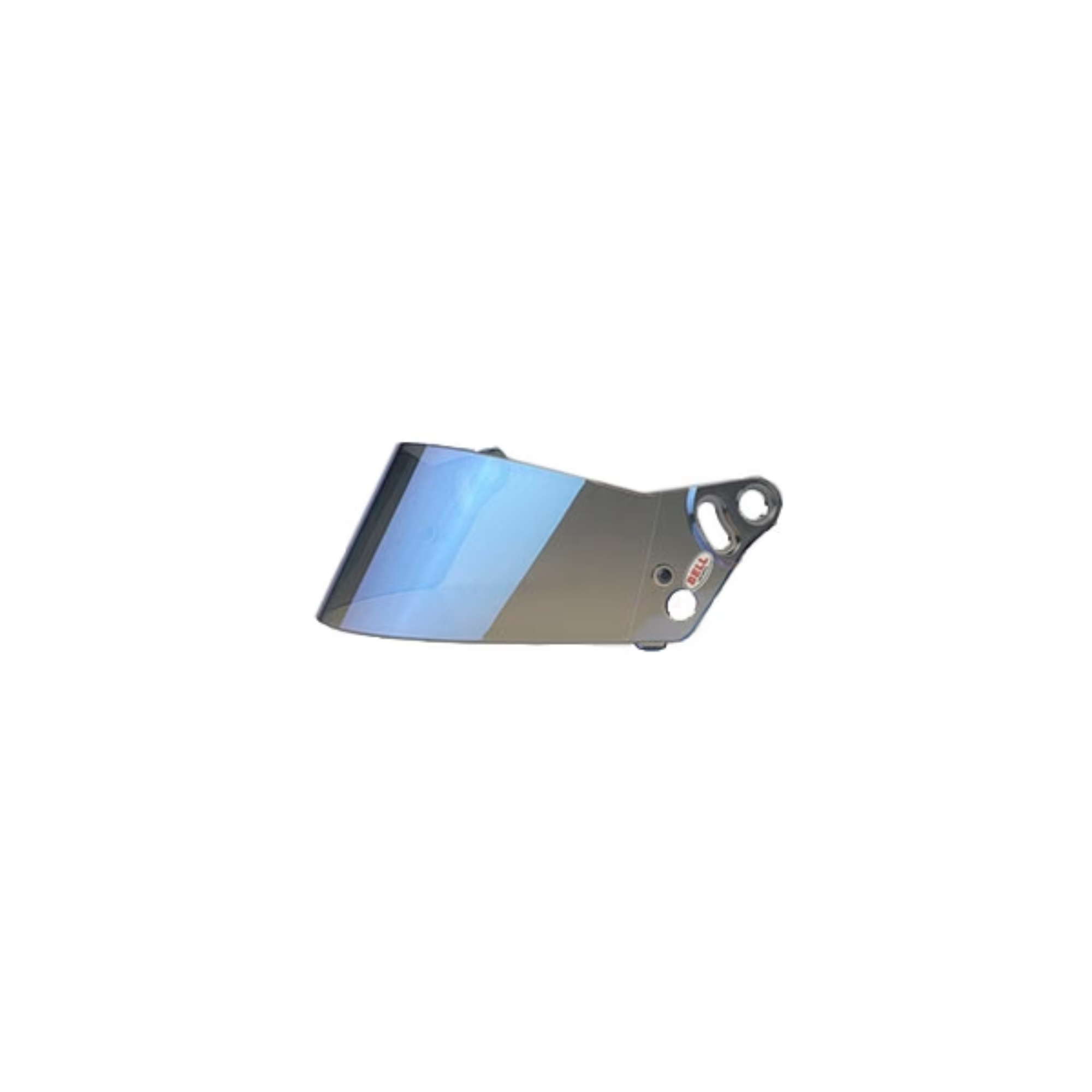 The blue chrome Bell 281 Helmet Shield.