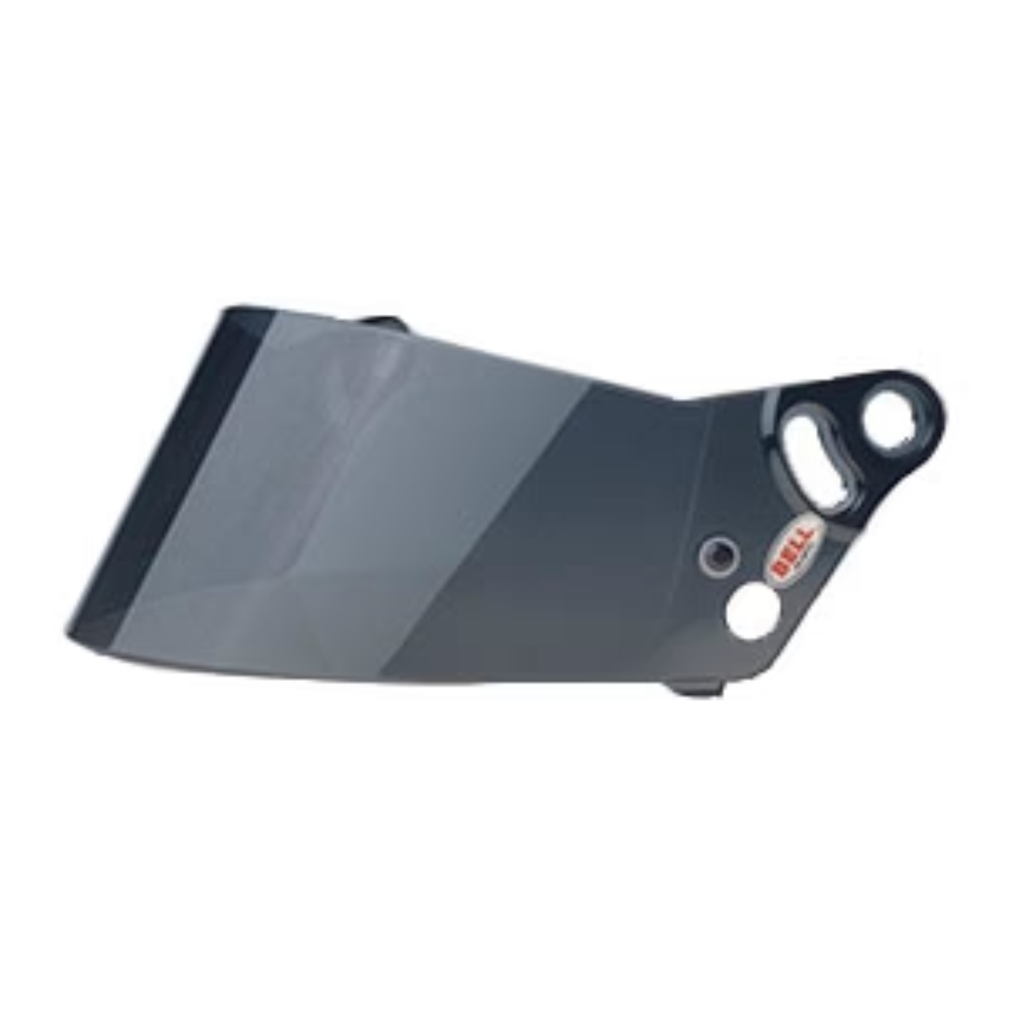 The dark smoke Bell 287 Helmet Shield from Bell that fits the Fits K1 Sport, K1 Pro, GP2 Youth and other Bell Racing Helmets.
