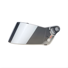 The silver chrome Bell 287 Helmet Shield from Bell that fits the Fits K1 Sport, K1 Pro, GP2 Youth and other Bell Racing Helmets.
