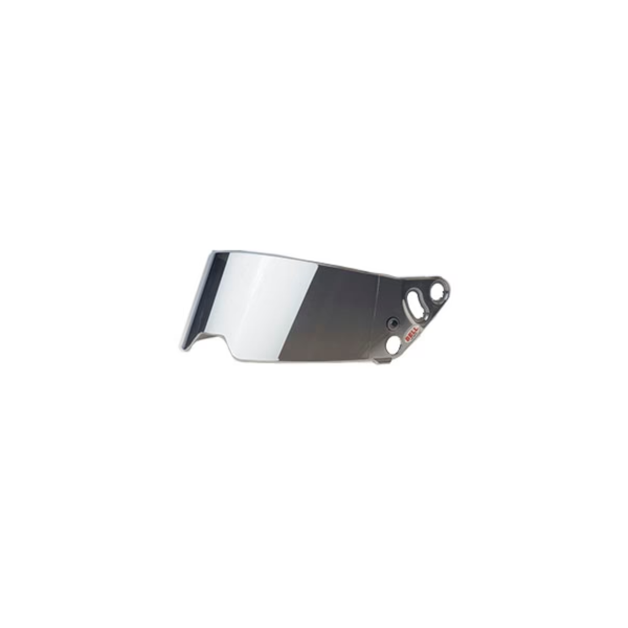 The silver chrome Bell 289 Helmet Shield.