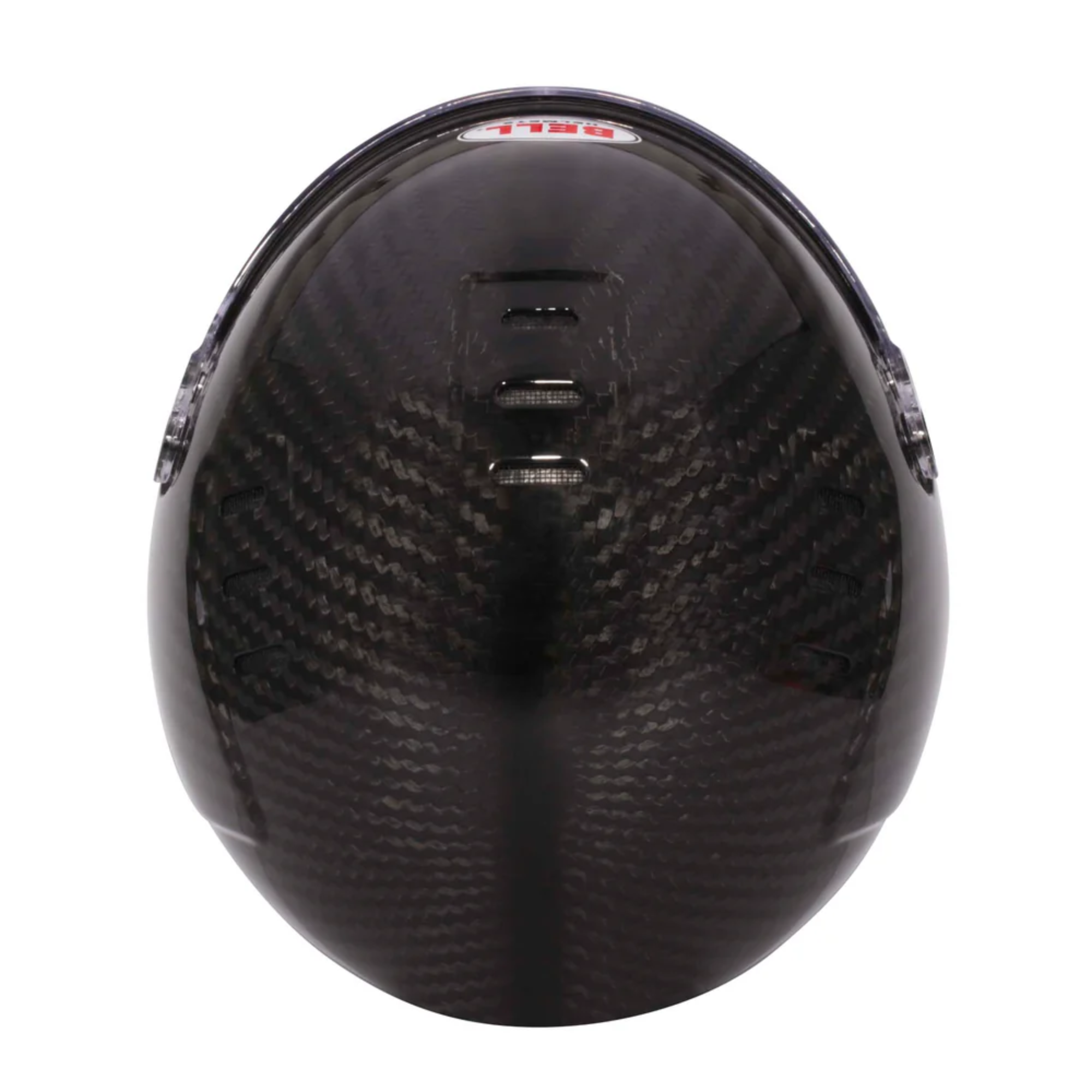 The Bell BR8 Air Carbon Racing Helmet - SA2020 / FIA8859 from Bell from the top.