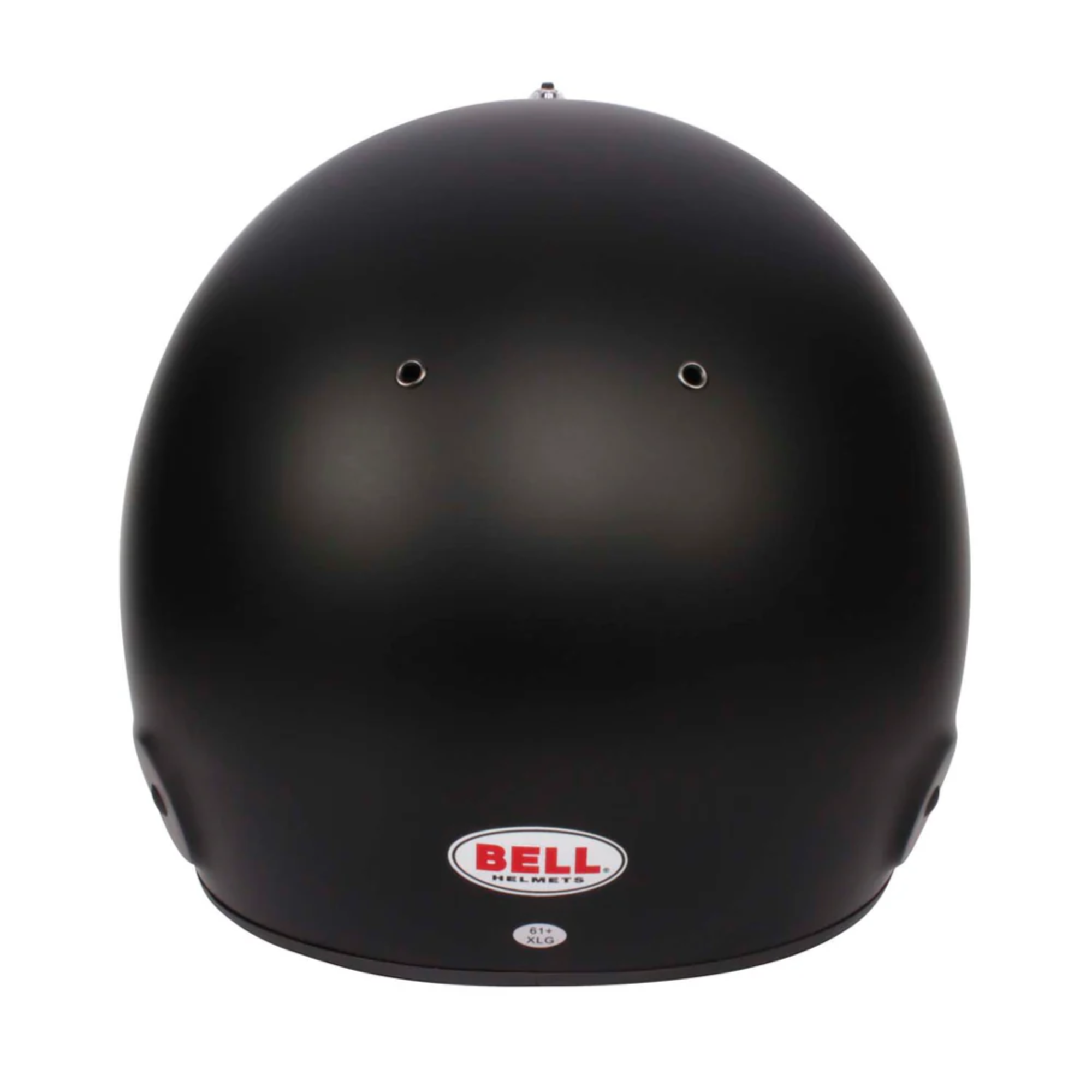 The back of the SA2020 rated black Bell GP3 Sport Racing Helmet.