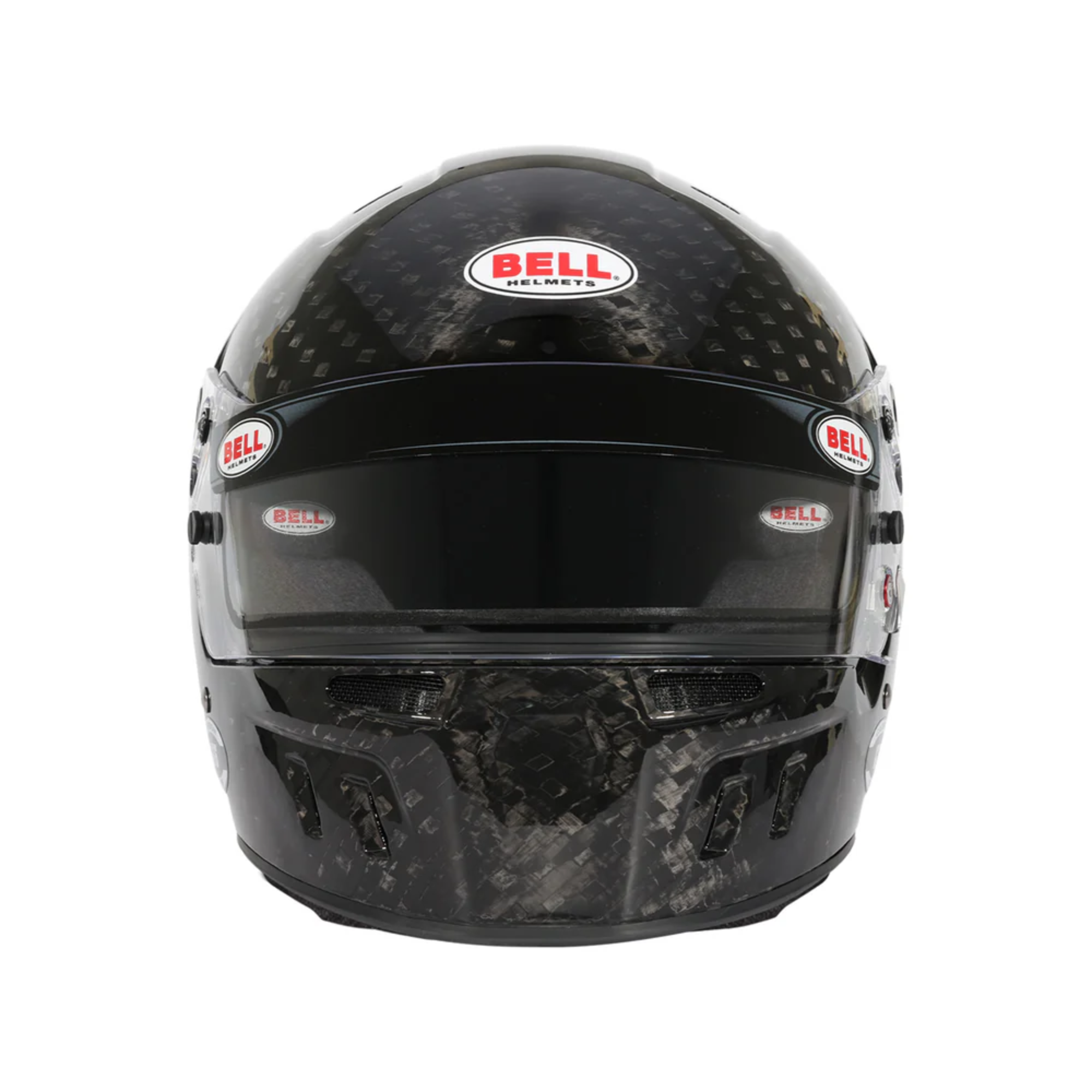 The front of the Bell GT6 Ultra Carbon Racing Helmet.