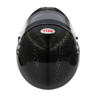 The top of the Bell GT6 Ultra Carbon Racing Helmet.