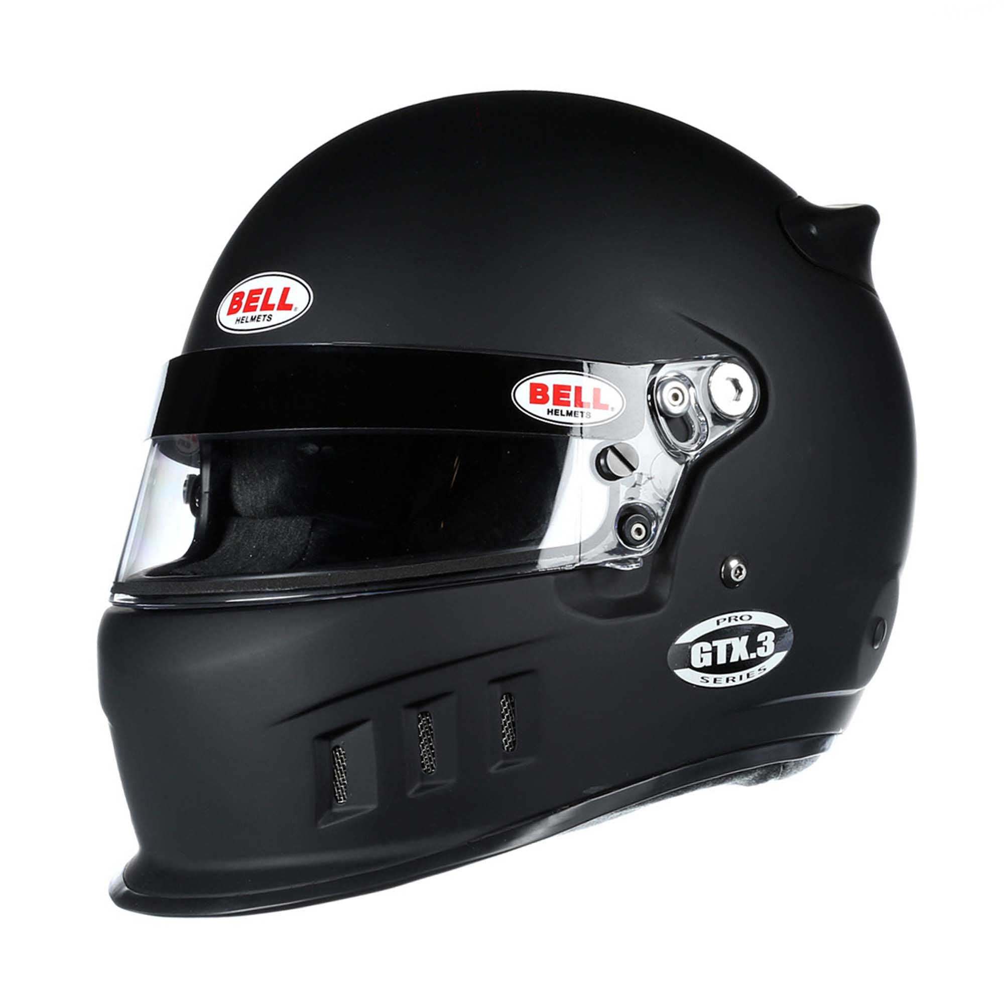 The black SA2020 and FIA8859 Bell GTX3 Racing Helmet.