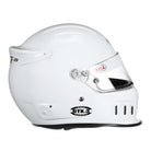 The side of the white SA2020 and FIA8859 Bell GTX3 Racing Helmet.