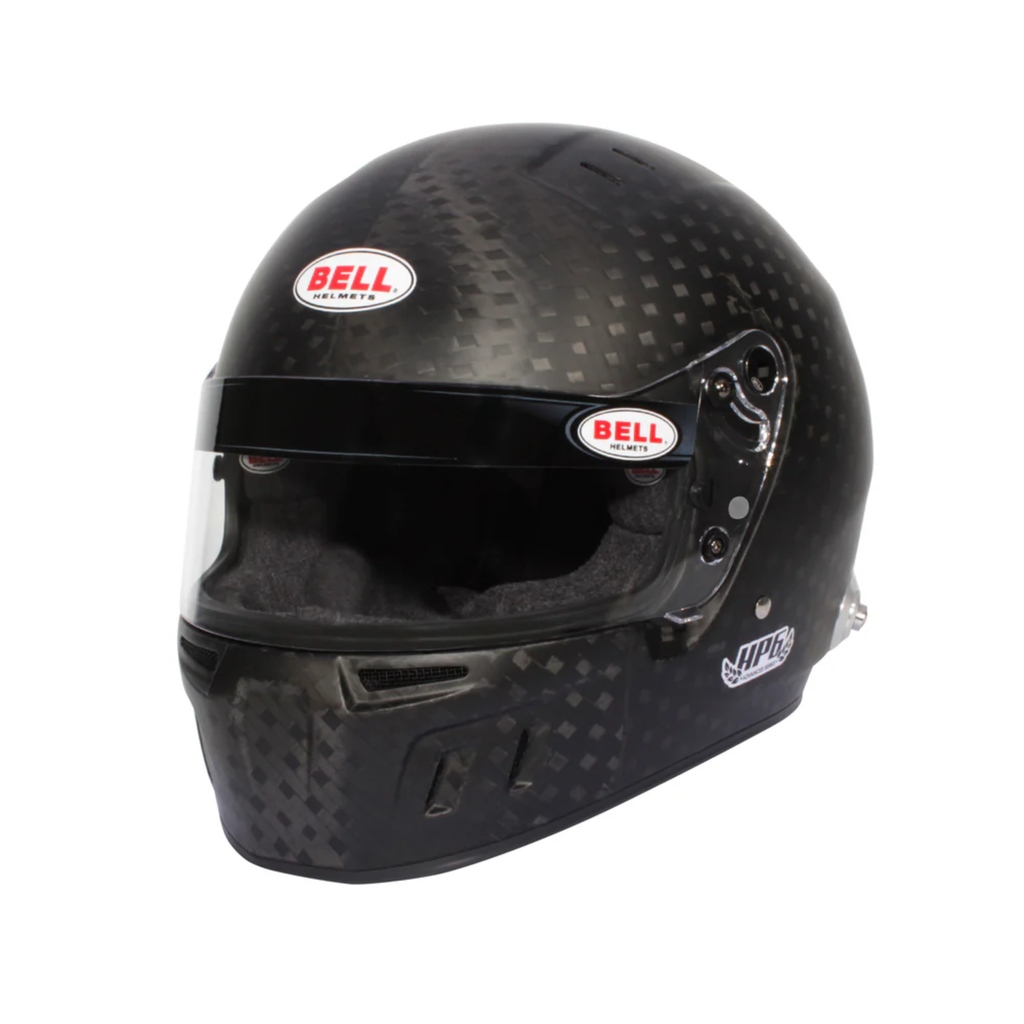 The Bell HP6 Carbon Racing Helmet.