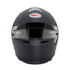 The front of the FIA 8860-2010 Bell HP7 Evo III Carbon Duckbill Racing Helmet.