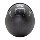 The top of the FIA 8860-2010 Bell HP7 Evo III Carbon Duckbill Racing Helmet.