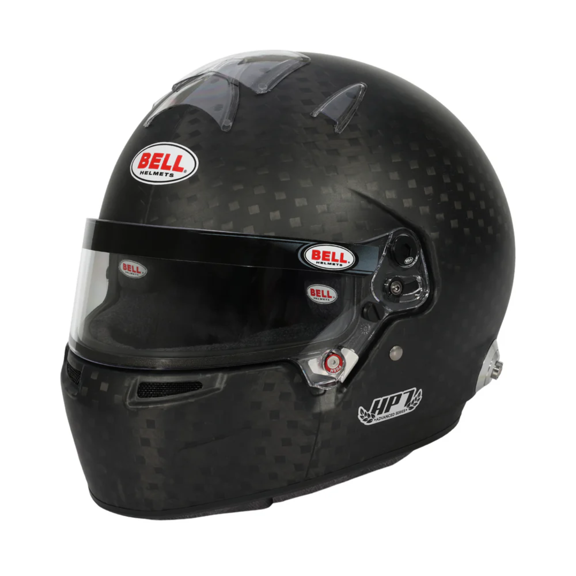 The Bell HP7 Evo-IV Carbon Racing Helmet.