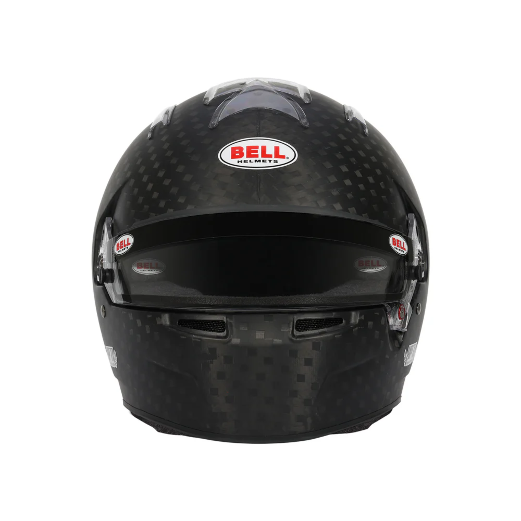 The front of the Bell HP77 Evo-IV ABP Carbon Racing Helmet.