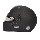 The left side of the Bell HP77 STD ABP Carbon Racing Helmet.