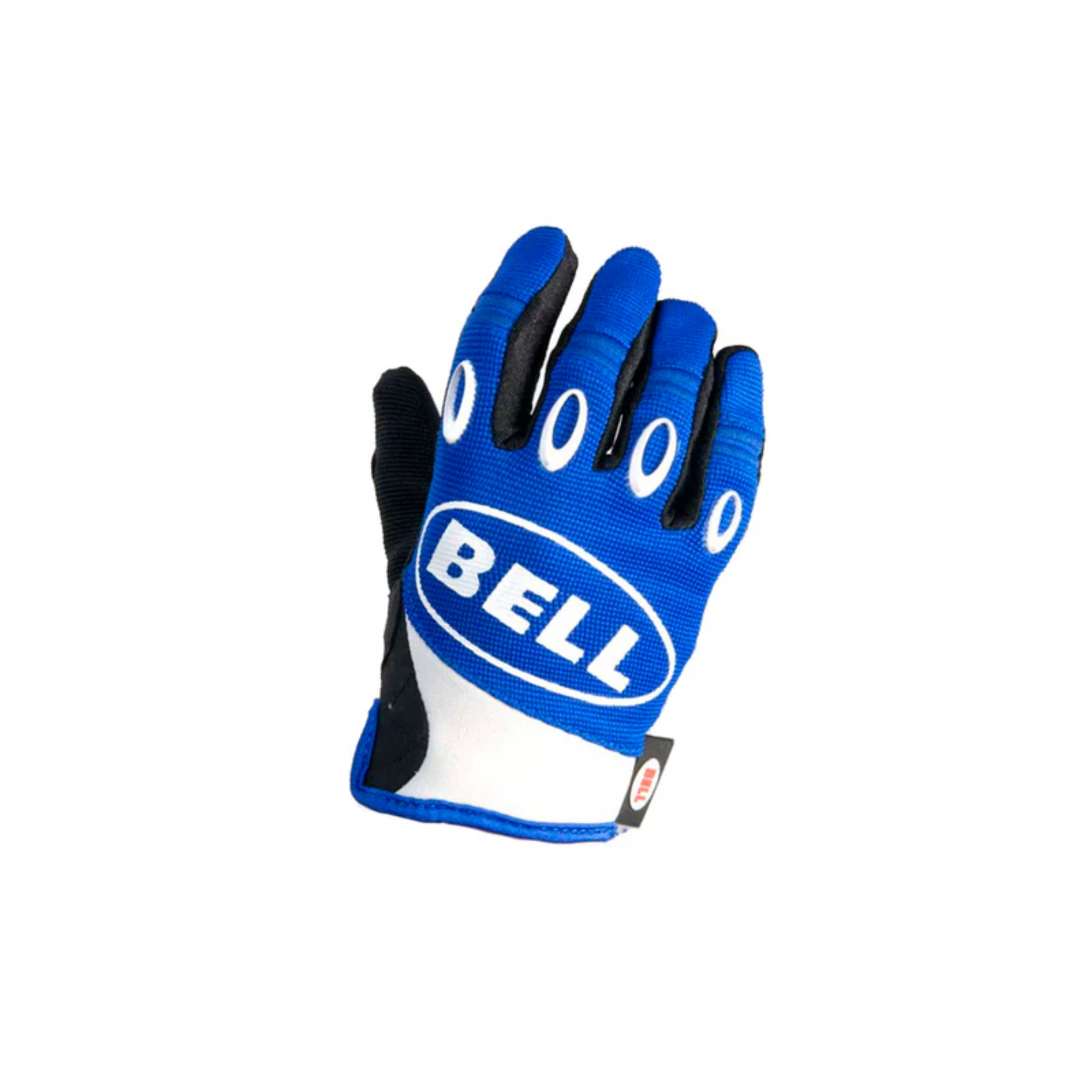 The blue Bell K-NXT Youth Karting Gloves from Bell.