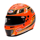 The anthracite and orange Bell KC7-CMR Pro Champion Karting Helmet.