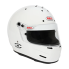 The SA2025 certified white Bell M8 Sport Racing Helmet at an angle.