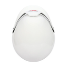 The top of the SA2025 and FIA8859 safety certified white Bell Mag-10 Pro Racing Helmet.