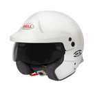 The white Bell Mag-10 Pro Racing Helmet.