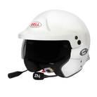 The white Bell Mag-10 Rally Sport Racing Helmet.