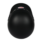 The top of the black Bell Mag Open Face Racing Helmet - SA2025.
